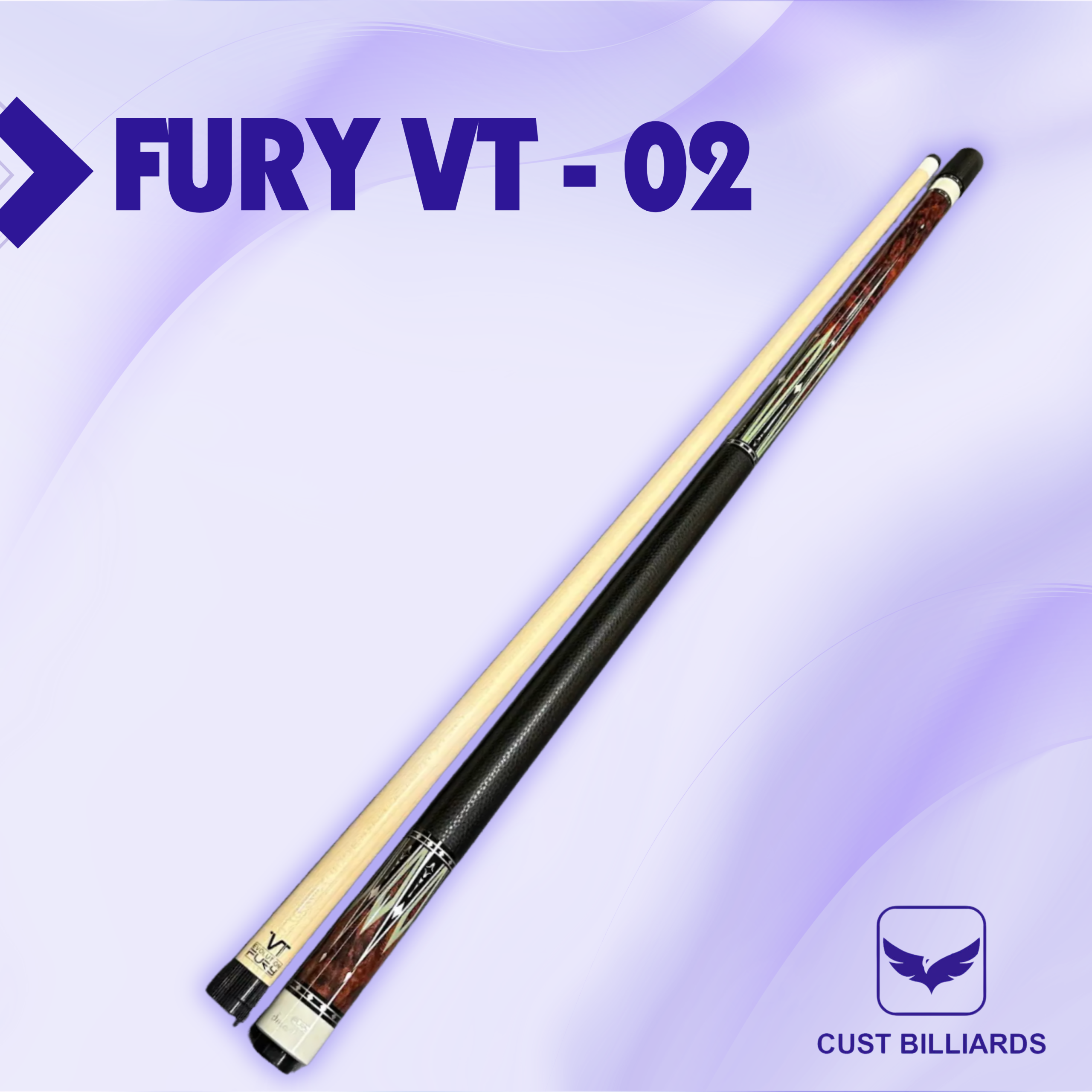Cơ bida Fury VT 02 Cơ bida Fury VT 02